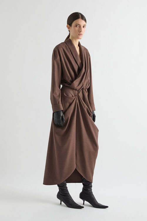 VESTIDO DRAPEADO MEIMEIJ