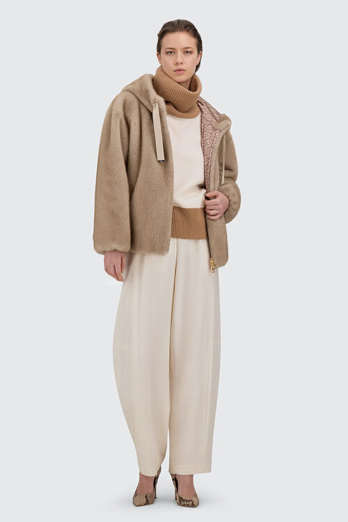 BOMBER FAUX FUR HERNO